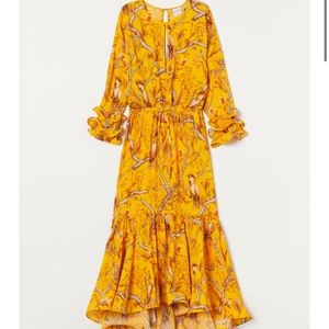Johanna Ortiz & H&M Yellow Dress. NWT!